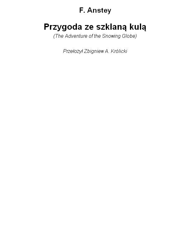 Przygoda ze szklaną kulą