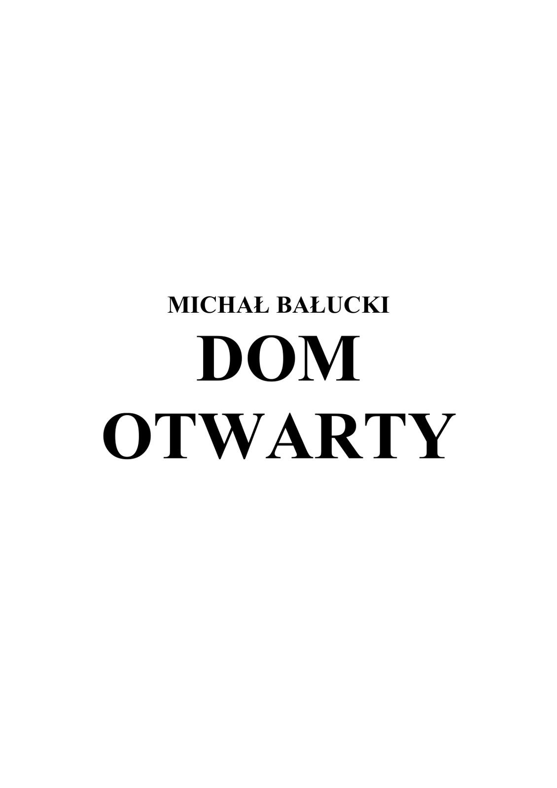 Dom otwarty