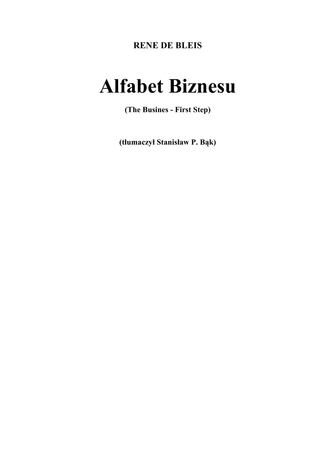 Alfabet biznesu