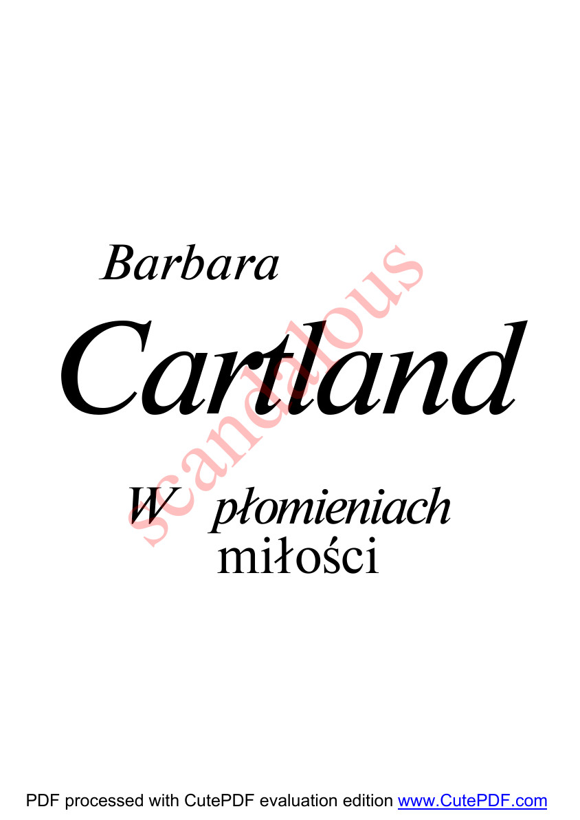 W płomieniach miłości