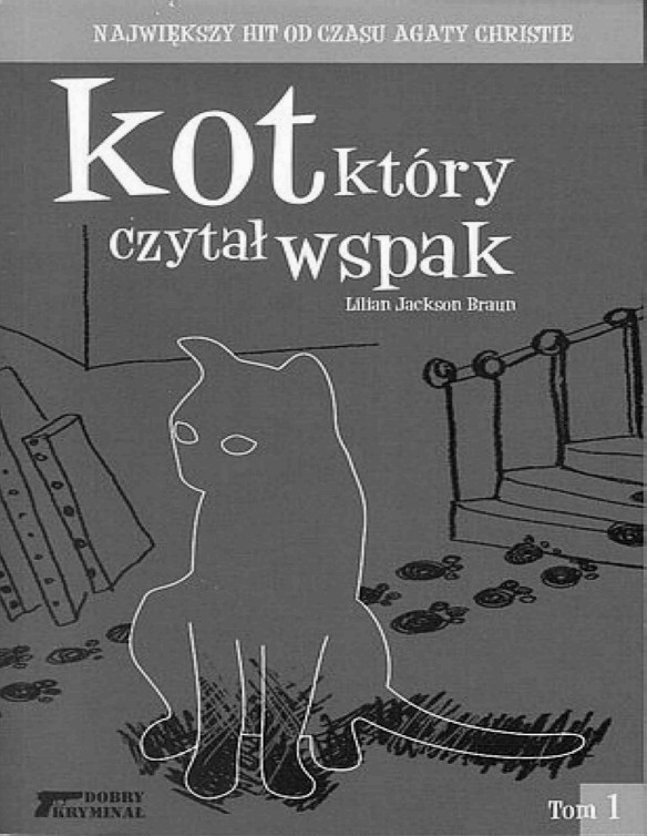 Kot ktory... #1 Kot, ktory czytal wspak